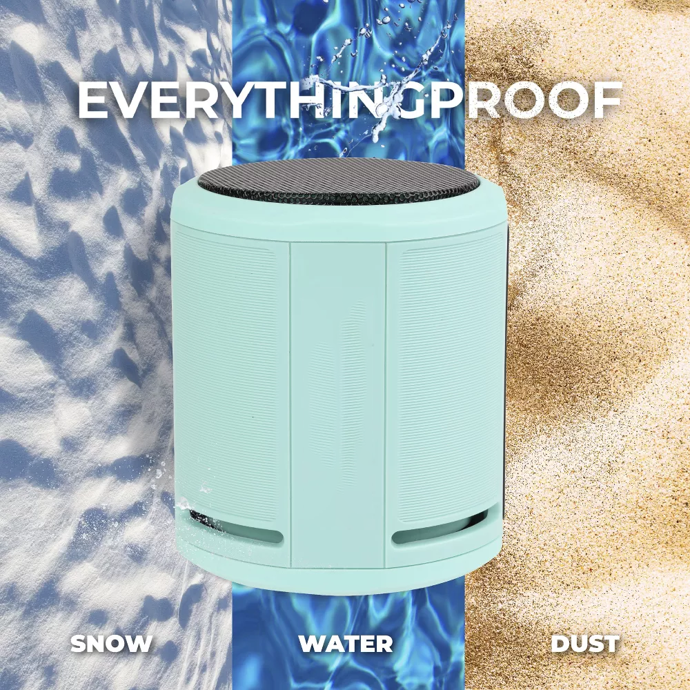 IP67 Waterproof Portable Bluetooth Speaker with 360-Degree Surround Sound