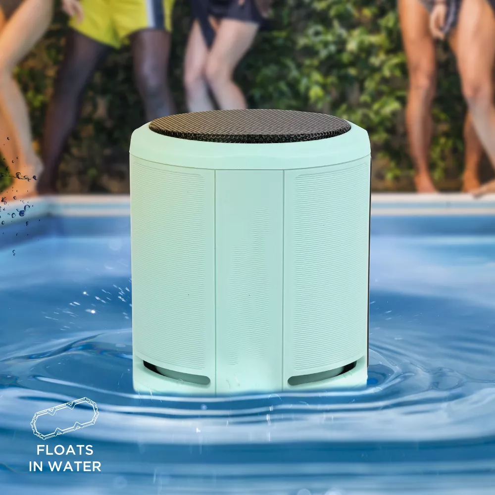 IP67 Waterproof Portable Bluetooth Speaker with 360-Degree Surround Sound